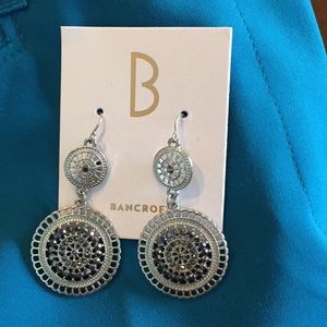 Bancroft silver earrings.